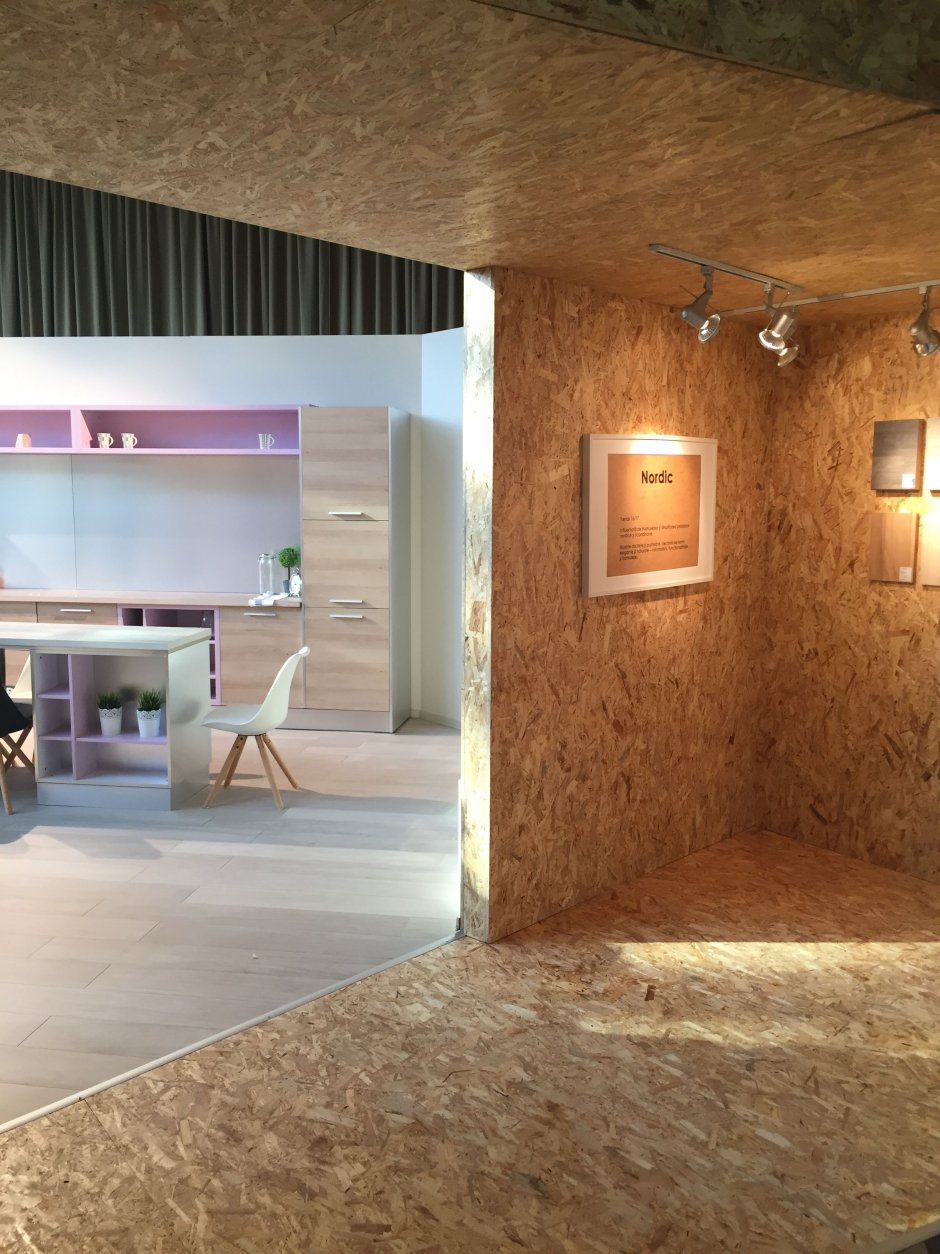 OSB винтереьере детской