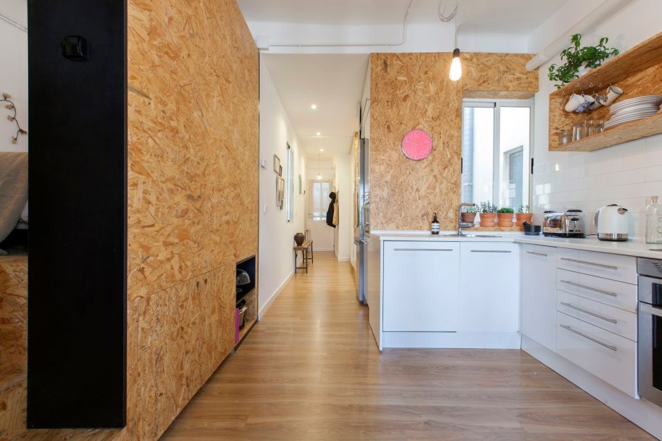 ОСБ панели в интерьере