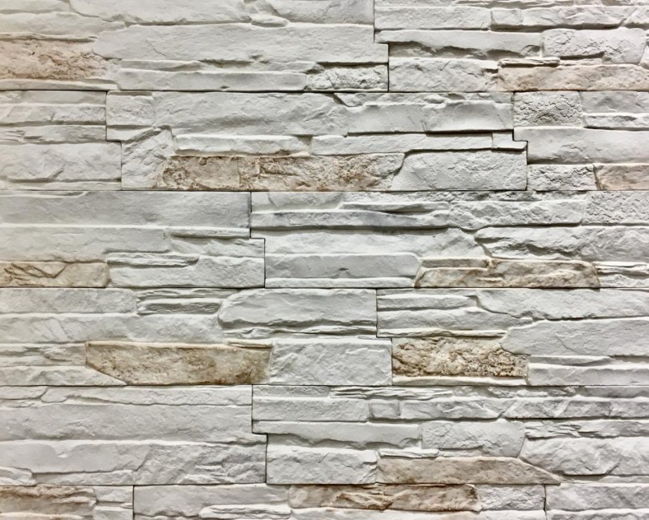Декоративный кирпич гипс «Loft Brick» цвет белый (уп.-32шт/0,62м.кв)