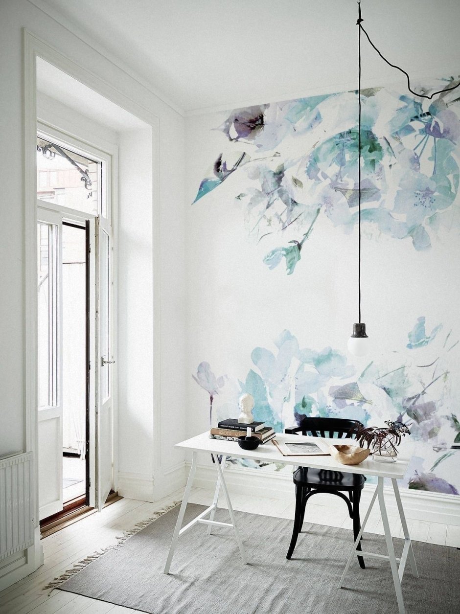 Акварельная роспись стен