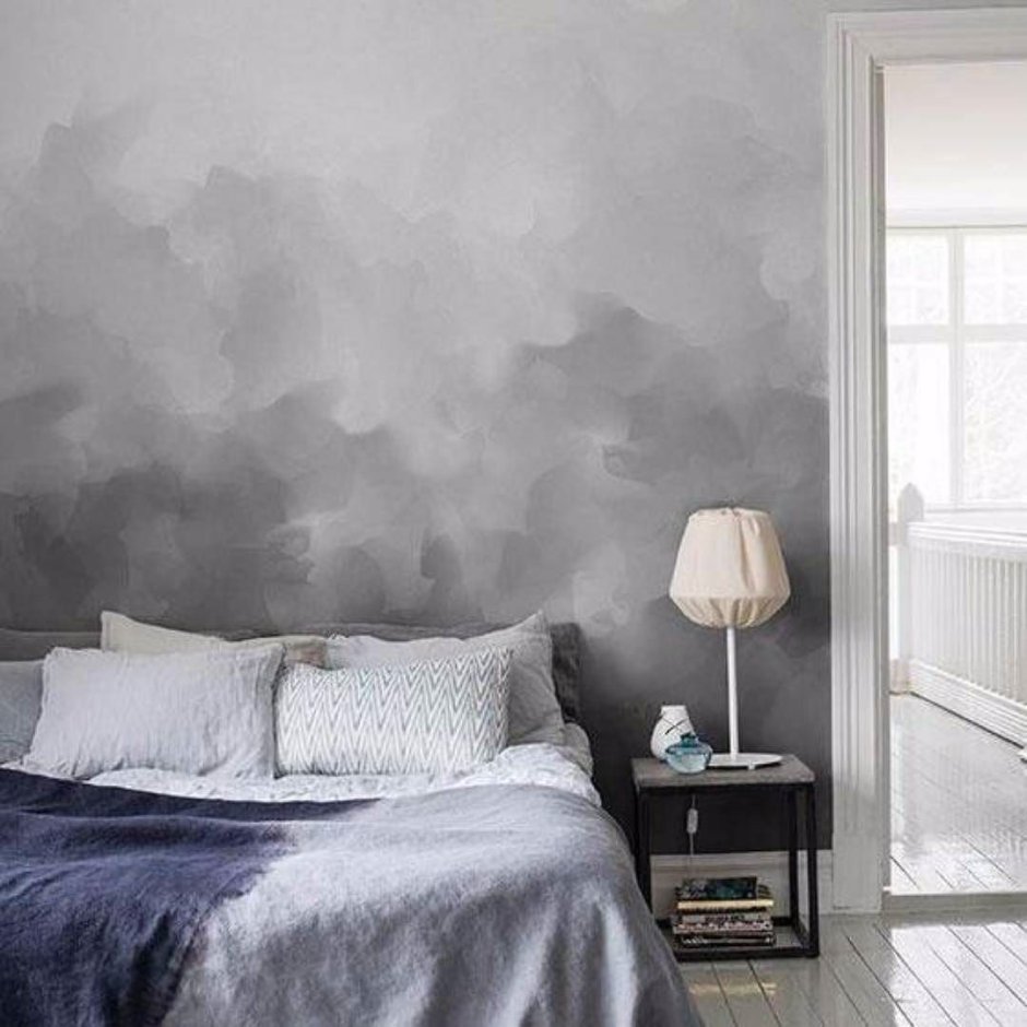 Серая краска для стен