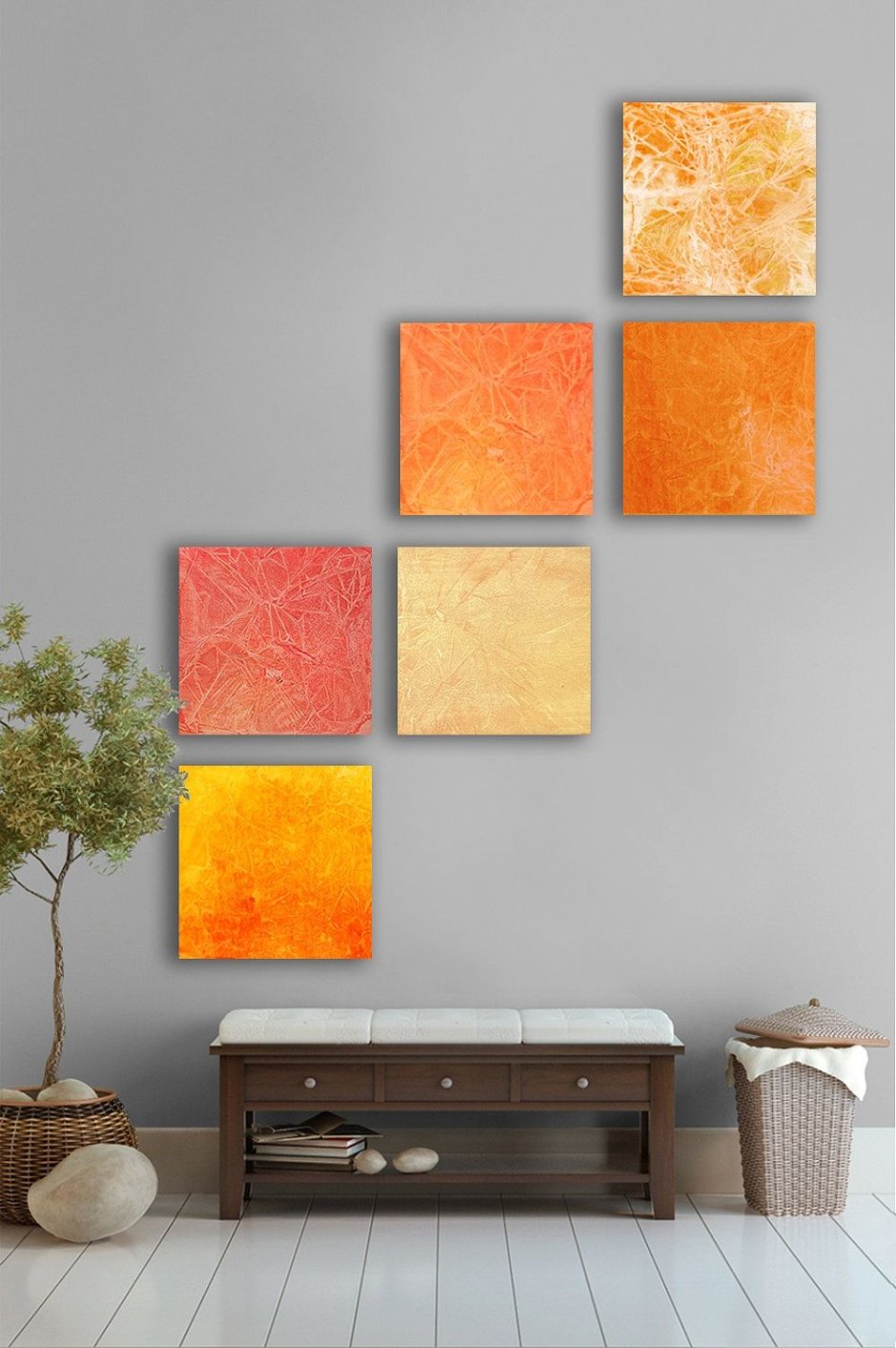 Оригинальное окрашивание стен