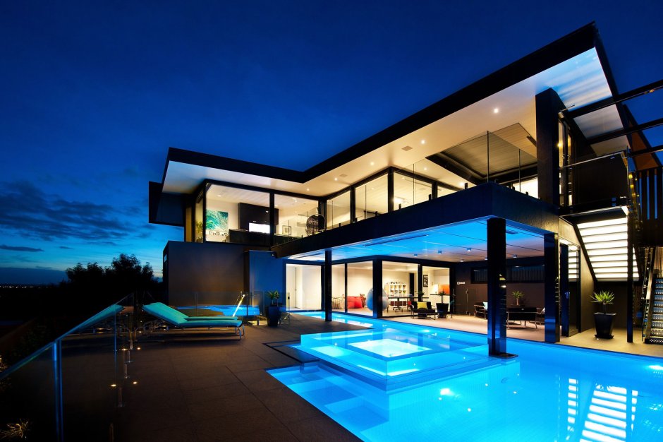 Супер красивые дома с бассейном вид снаружи и внутри