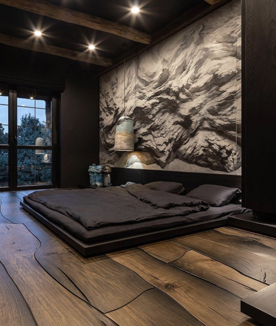 Интерьер в темных тонах