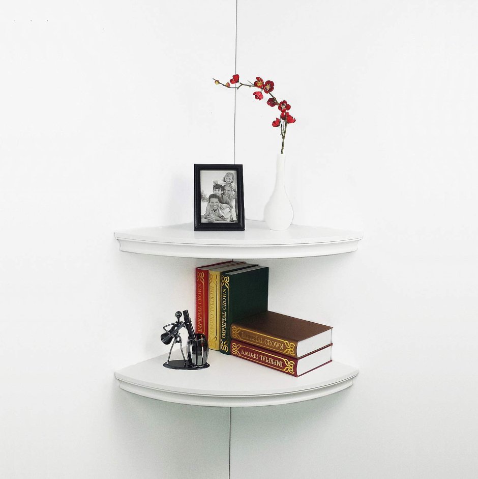 Угловая полка Corner Wall Mount Shelf Floating