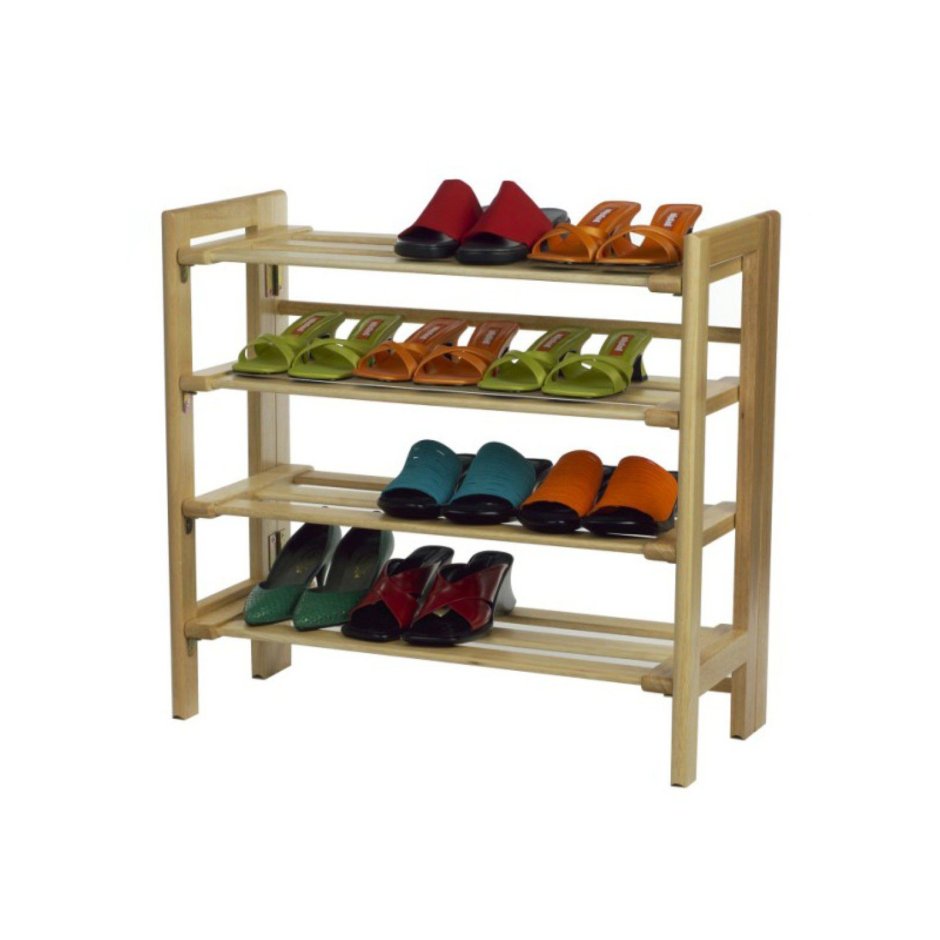 Полка для обуви из реек