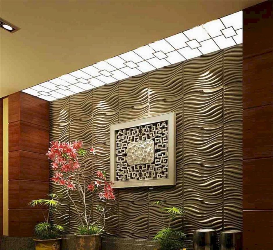 Стена из бамбука