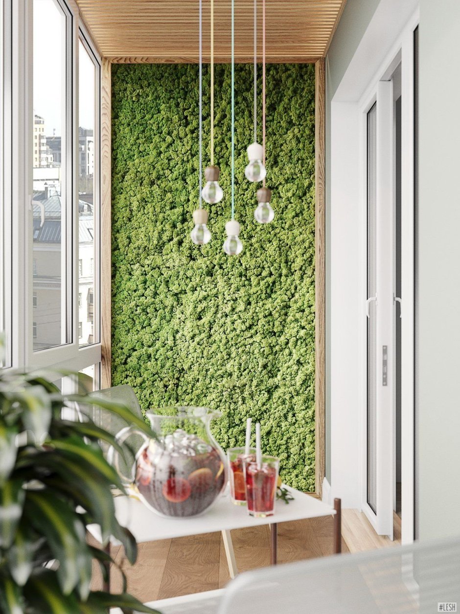 Green Room, ягель, стабилизированный мох