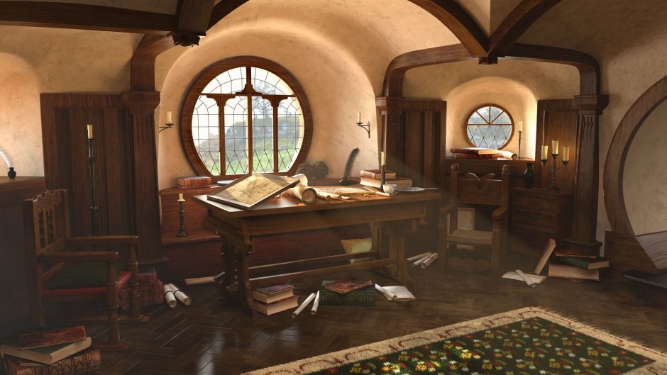«The Hobbit House» («дом хоббитов»)