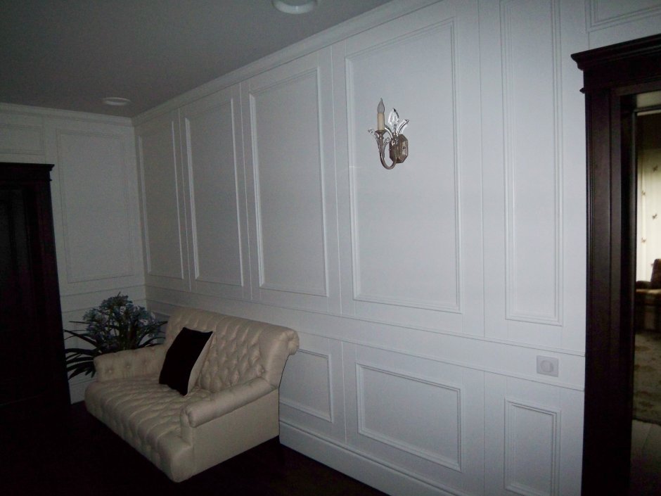 Стеновые панели для внутренней отделки деревянные белые
