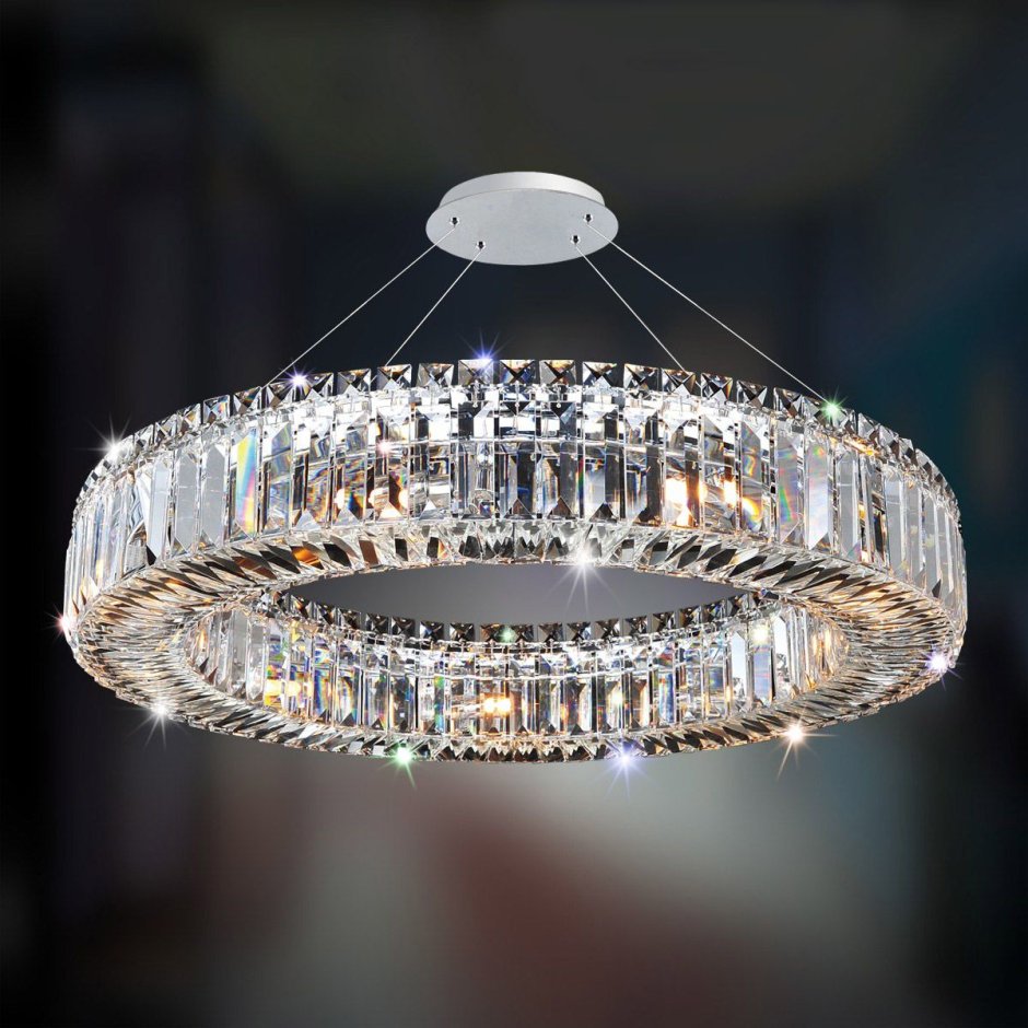 Corynn Crystal Ring Chandelier