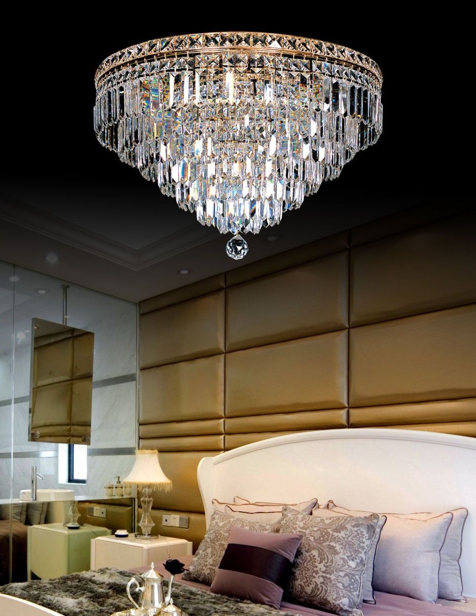 Люстра led Round Crystal Chandelier