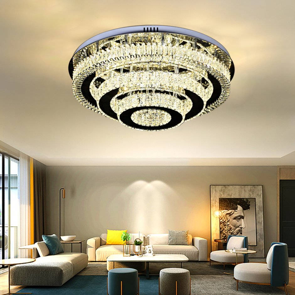 Люстра led Round Crystal Chandelier