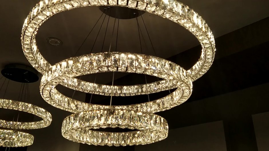 Люстра led Round Crystal Chandelier