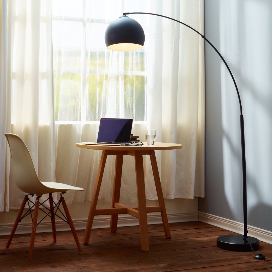 Торшер the Arc Black Metal Floor Lamp