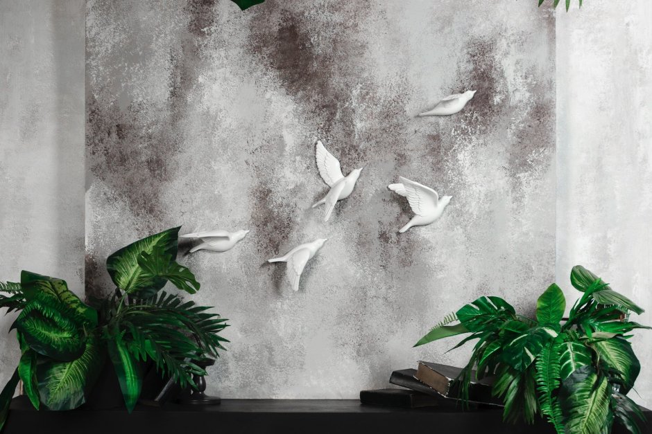Птички на стену декор