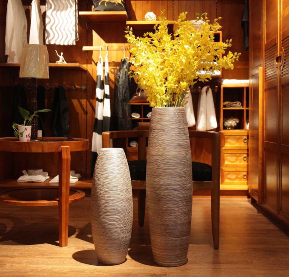 Оригинальные напольные вазы