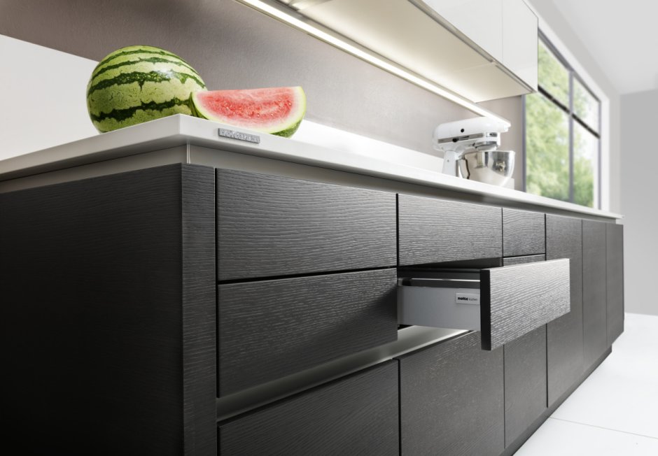 Кухня Модерн белая глянец