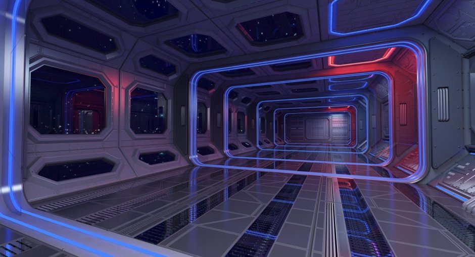 3д модель Sci Fi Interior