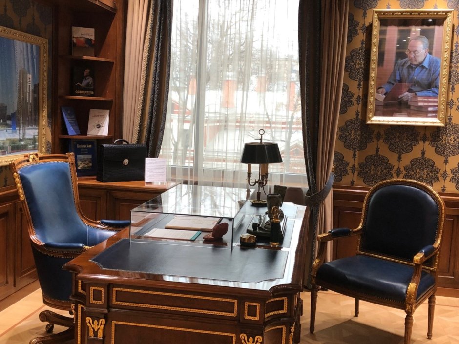 Интерьер президентского кабинета Казахстан