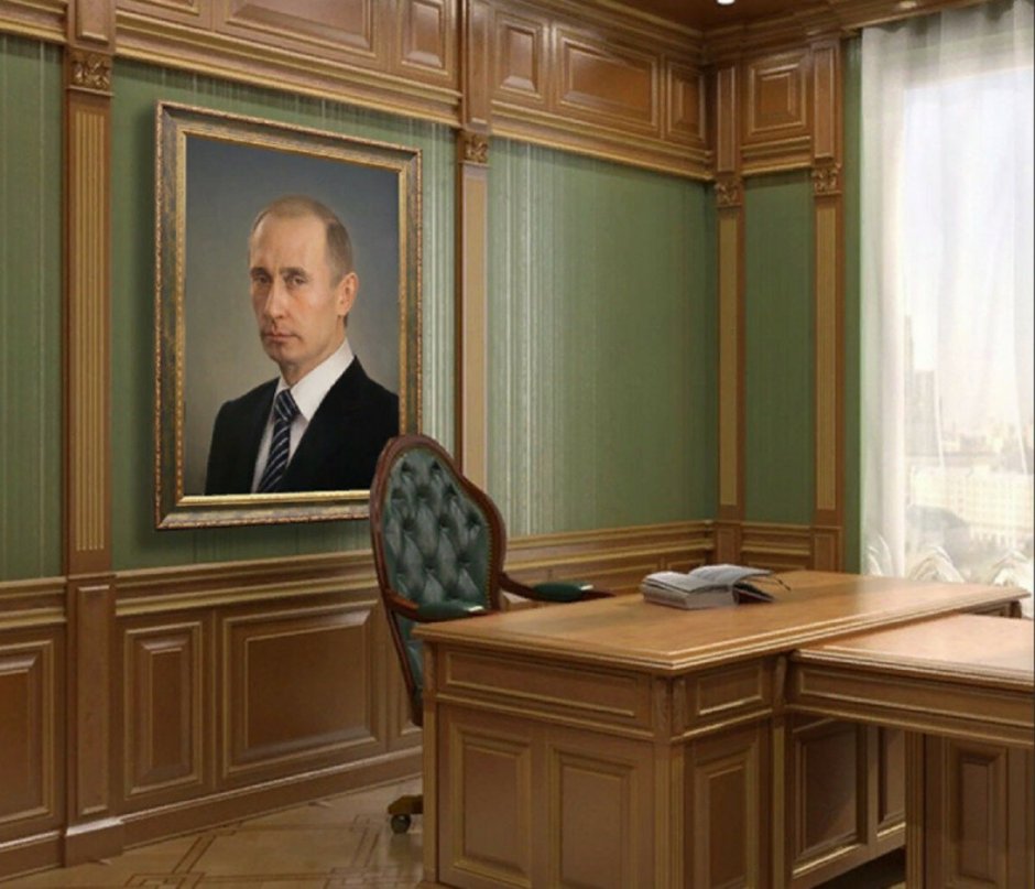 Кабинет Владимира Путина в Кремле