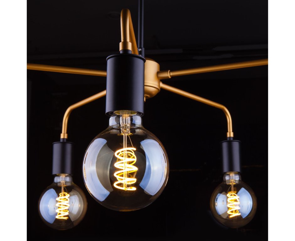 Лампочки Эдисона на проводе