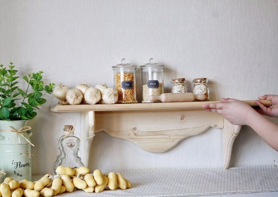 Kitchen with Gas Boiler Spice Rack