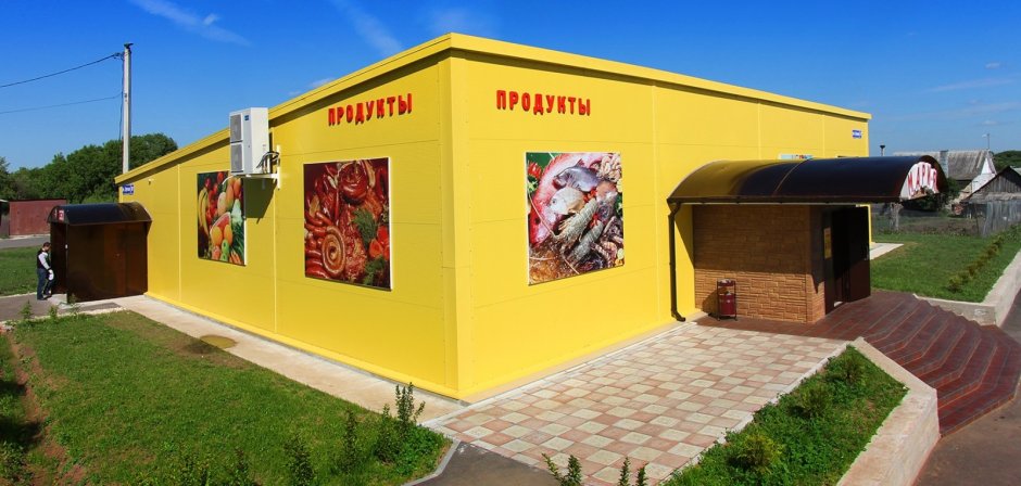 Быстровозводимые здания из сэндвич панелей столовая
