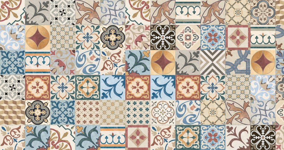 Плитка Patchwork warm 48641