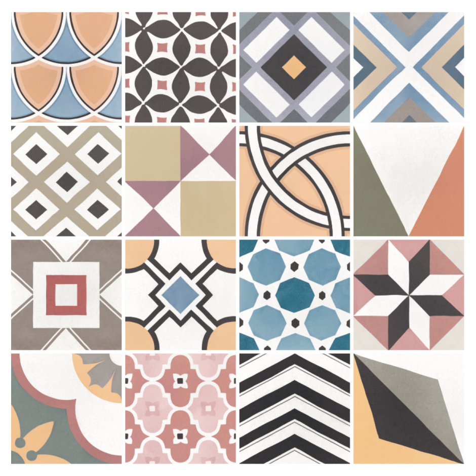 Equipe Caprice deco Patchwork Colours 20x20