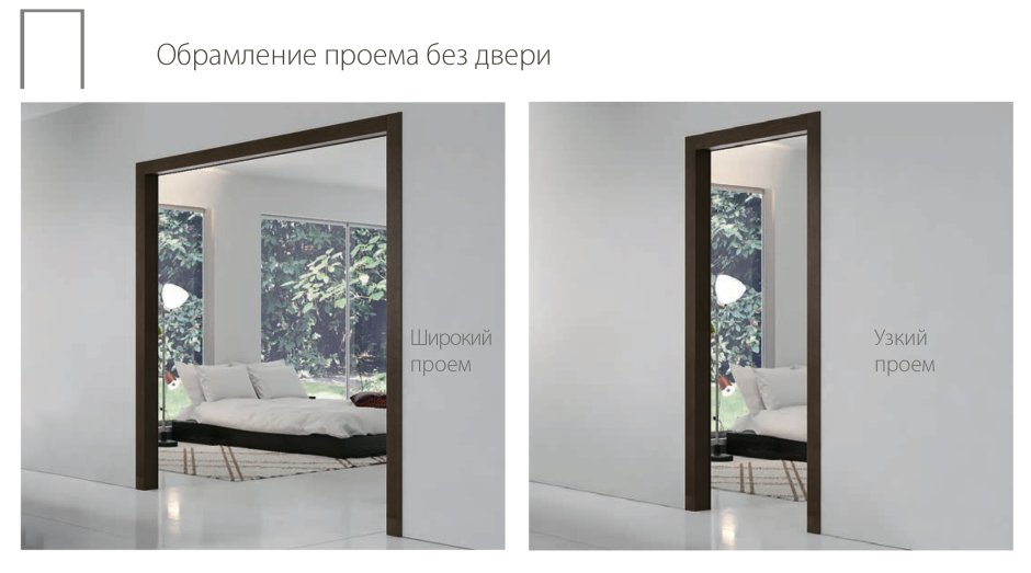 Декор проема в стене