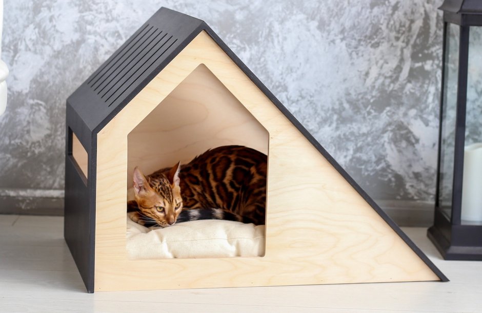 Домик для кошки в японском стиле