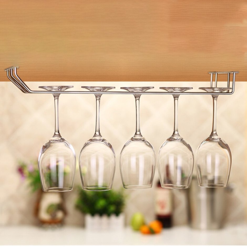 Stainless Steel Wine Glass Rack