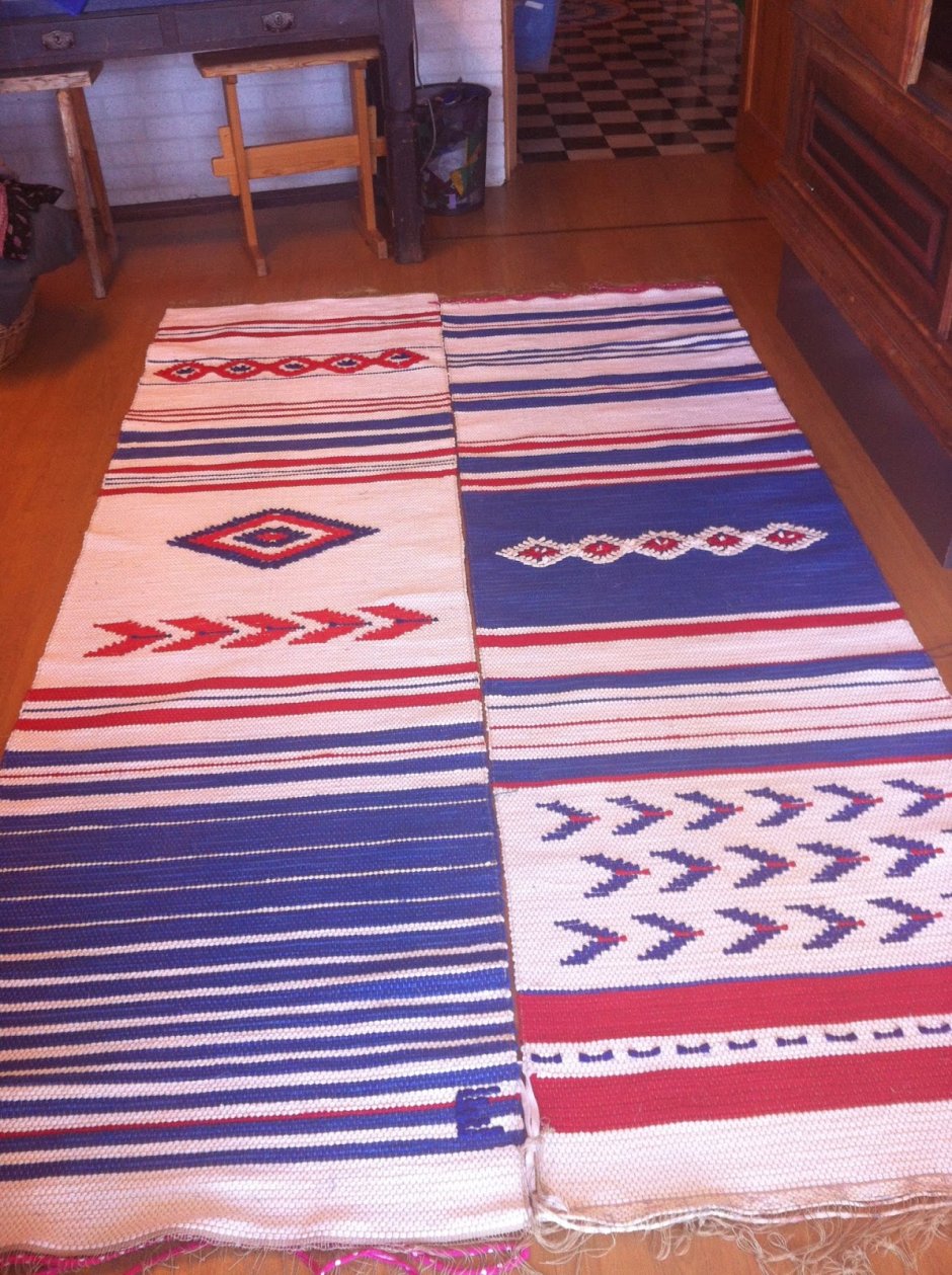 Коврик из джинс