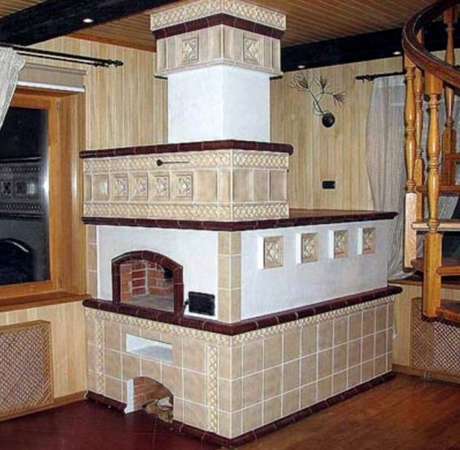 Маленький домик с печным отоплением