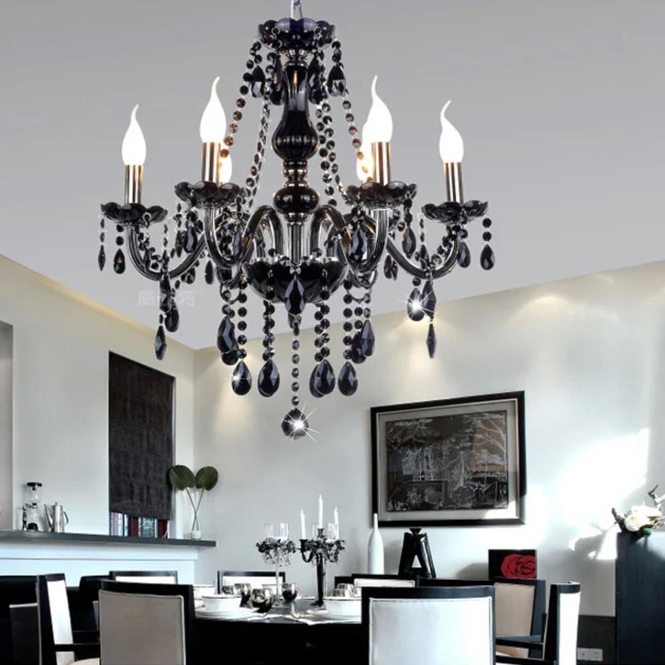 Windfall & Lalique Chandelier