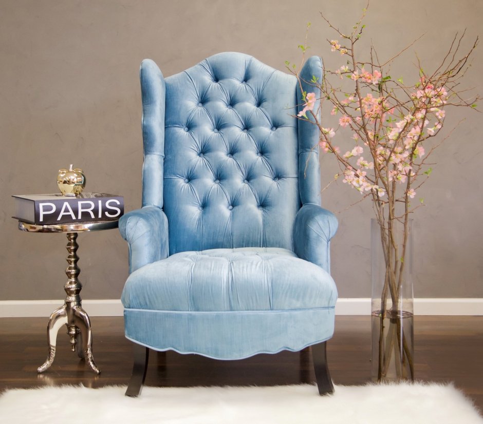 Кресло Kandy Blue Velvet