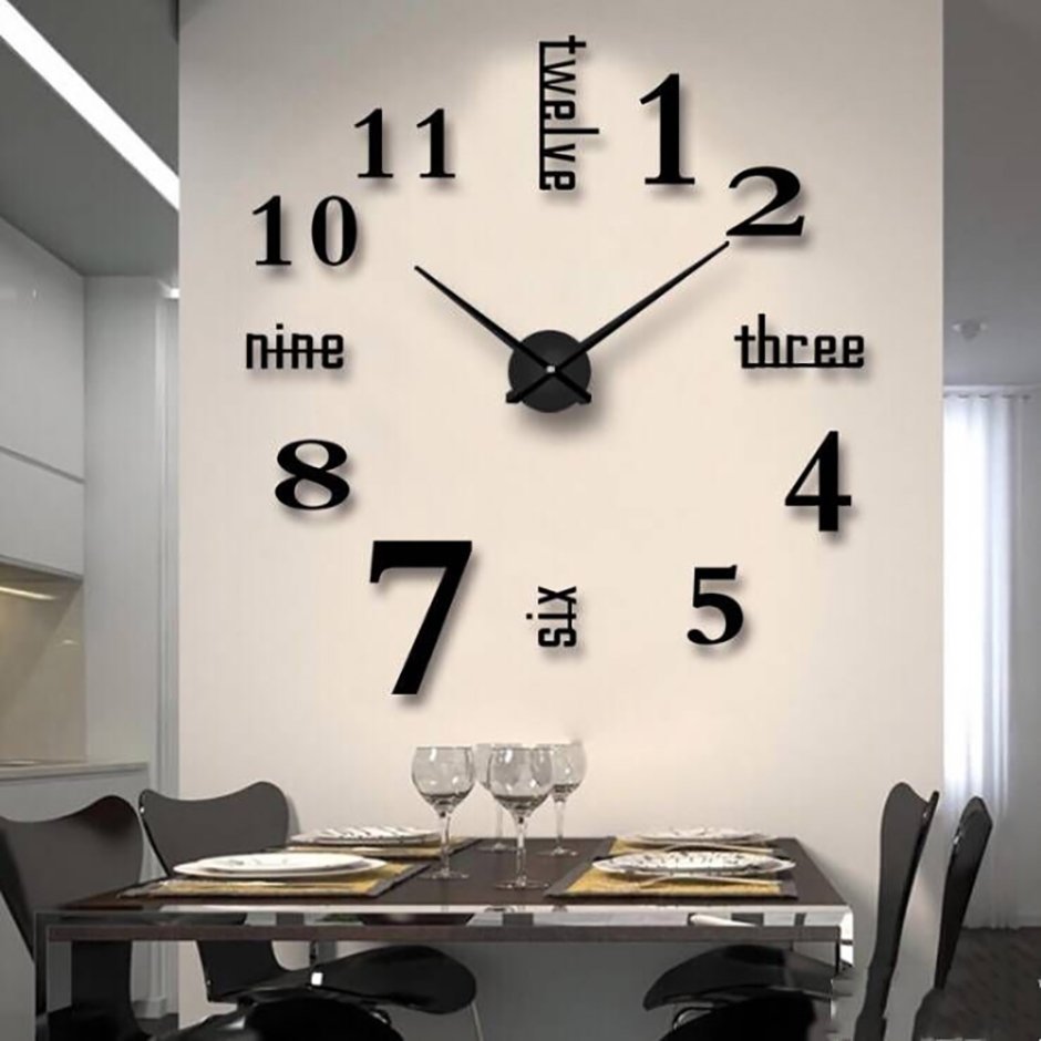 DIY Clock настенные 3d часы 2021