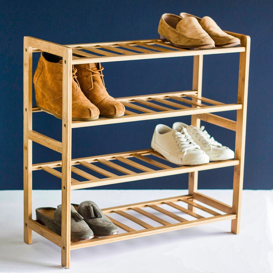 Полка для обуви Shoe Cabinet layer Shoe Rack (5 полок, коричневый)