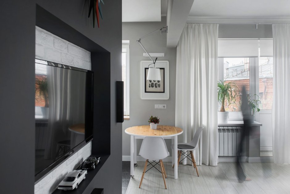 Дизайн кухни в двухкомнатной квартире
