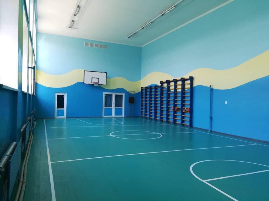 Оформление спортивного зала в школе