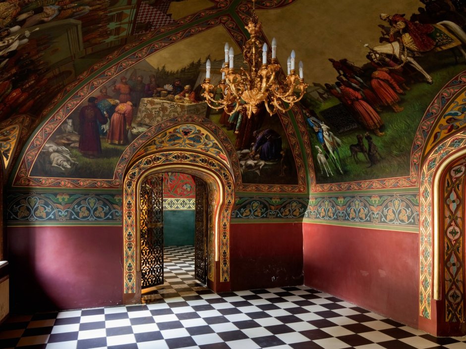 Коломенское дворец Алексея Михайловича внутри