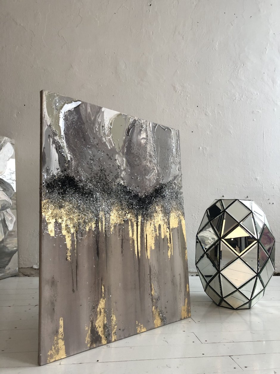 Интерьерная живопись текстурной пастой