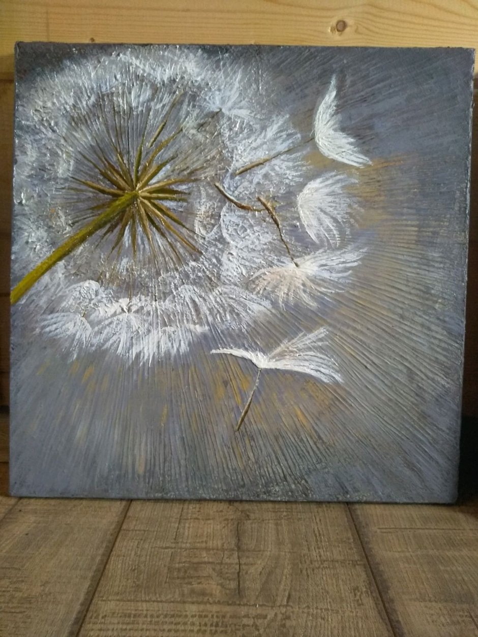 Фактурная живопись с текстурной пастой