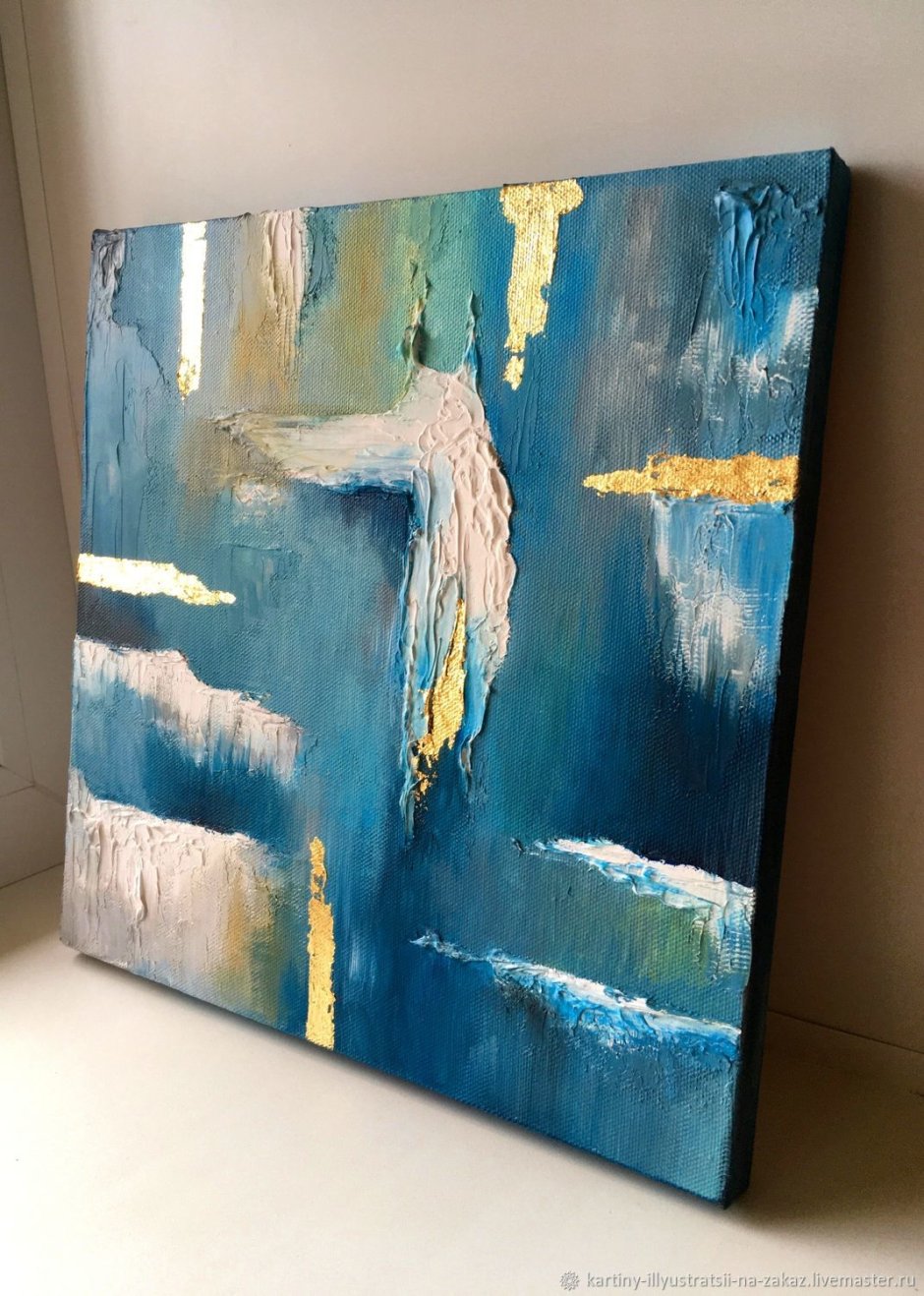 Горы текстурной пастой