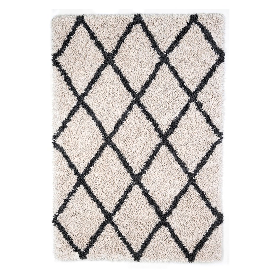 Светлый ковер с ромбами