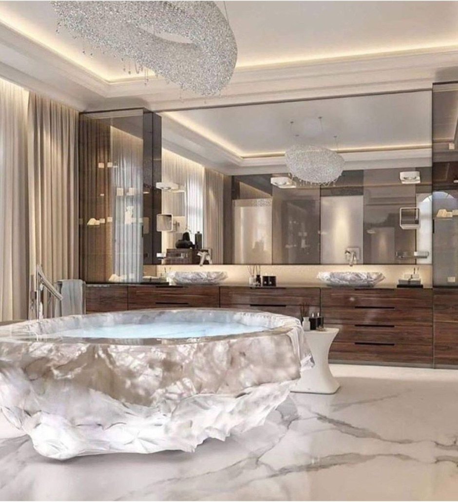 Венецианская штукатурка голубой мрамор