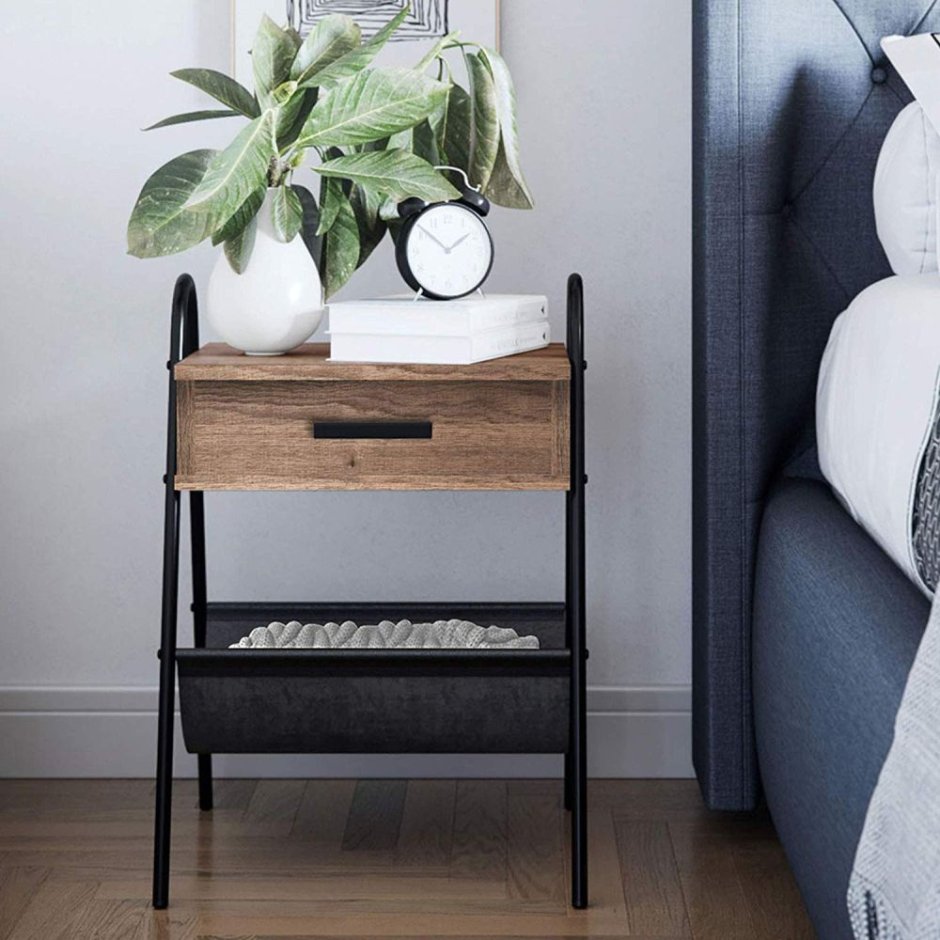 Cortez natural Floating Nightstand by Leanne Ford