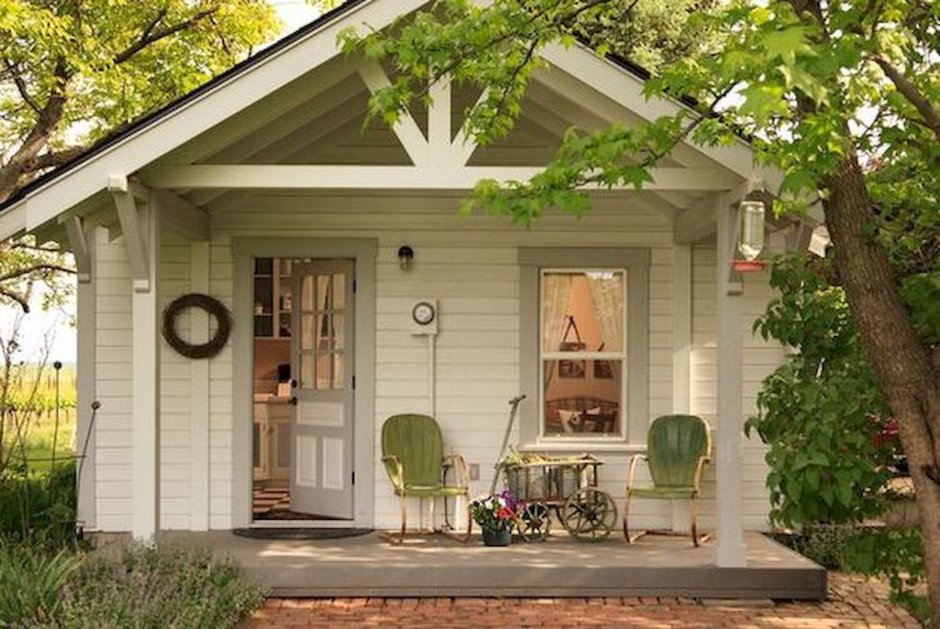 Tiny House с односкатной крышей