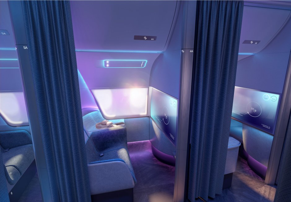 Боинг 777 9x салон